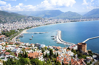 Antalya-Kekova Tur Rotası Haritası, Özel Yat Kiralama, www.barbarosyachting.com